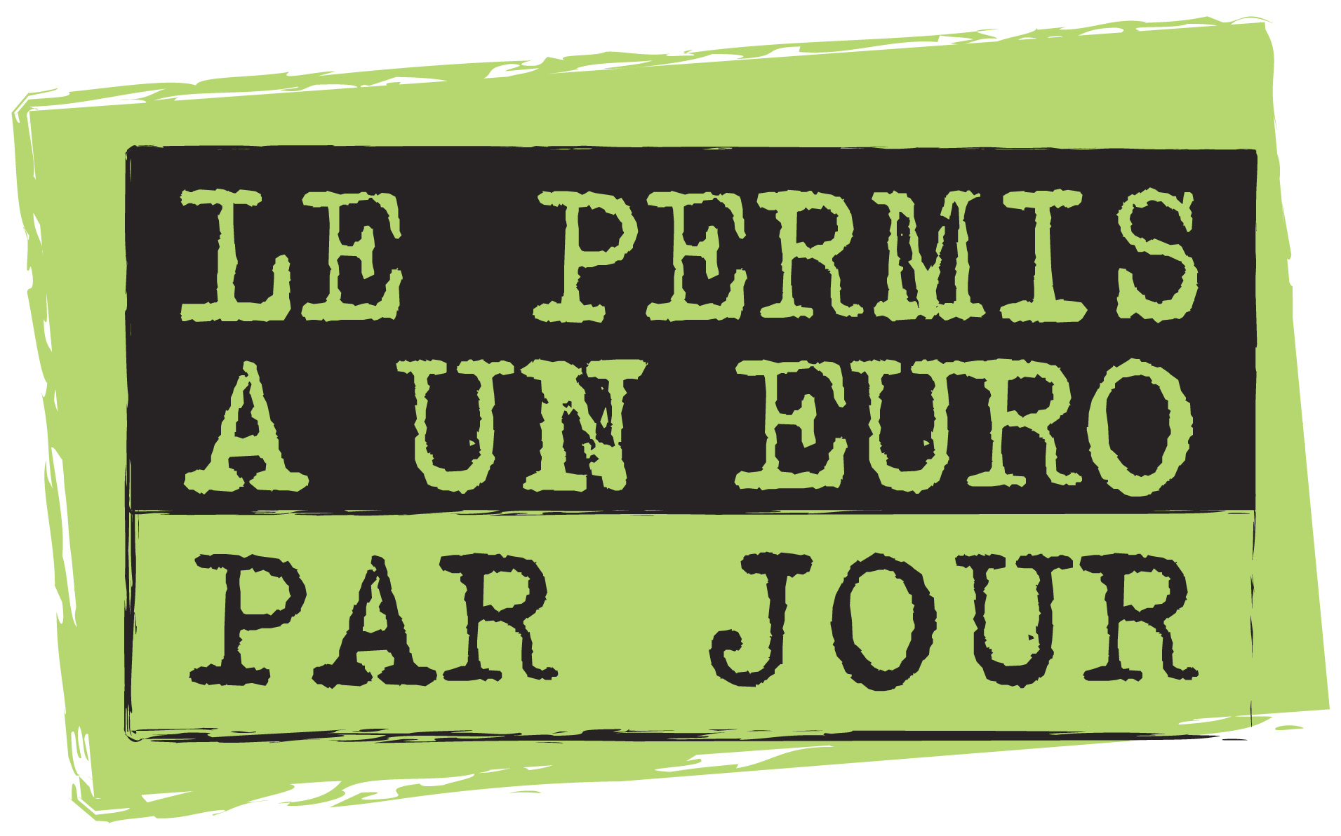 logo permis à 1 euro par jour